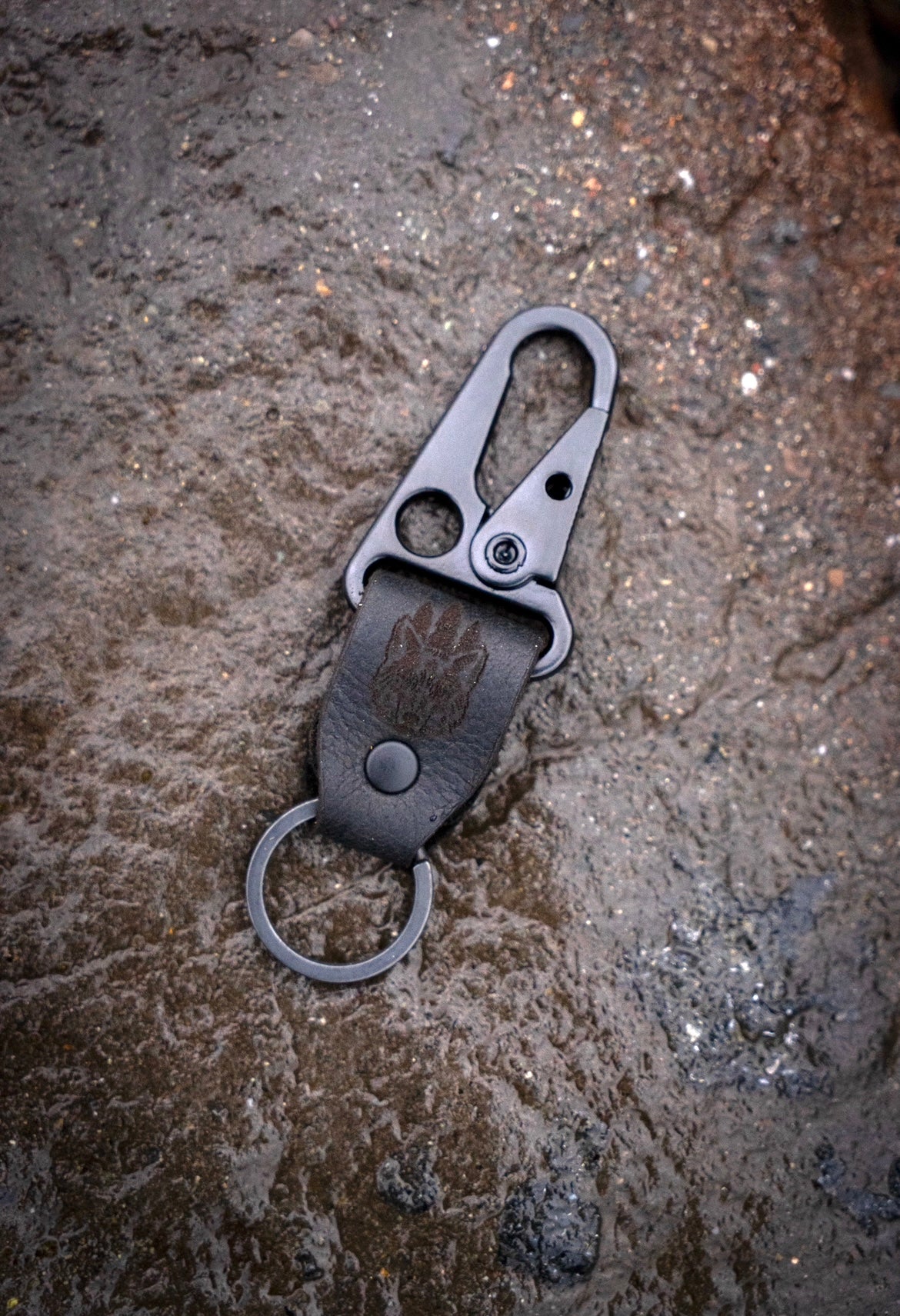 Leather Key Clip