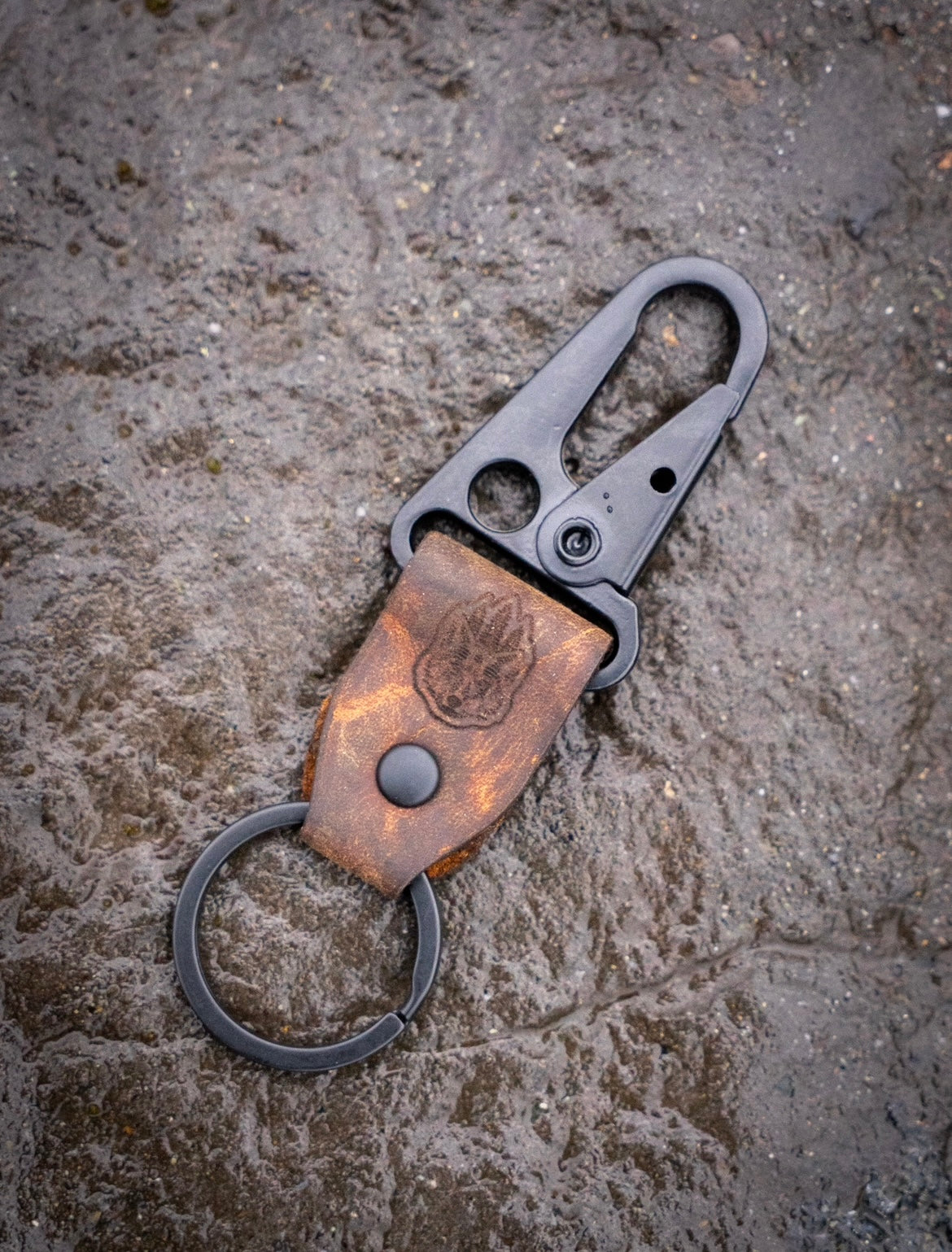 Leather Key Clip