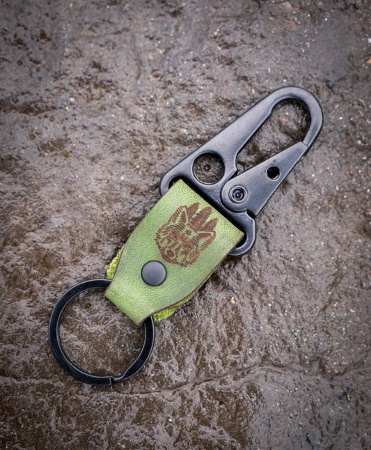 Leather Key Clip
