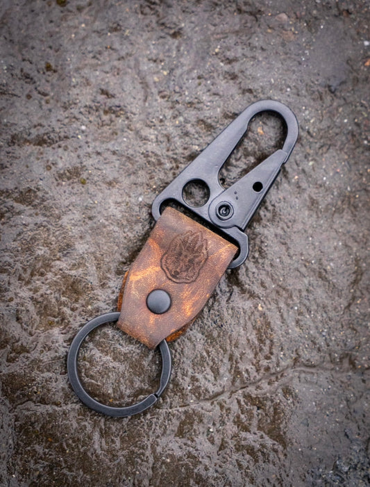 Leather Key Clip