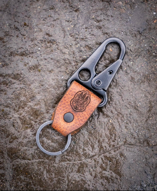 Leather Key Clip